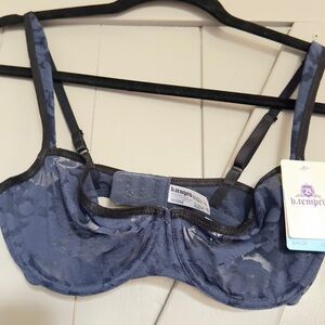 🆕 Blue Lace Underwire Bra